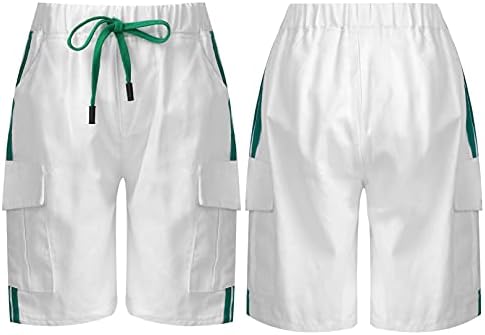 Feeshow Kids Boys בנות כותנה משיכה מכנסיים קצרים של מטען עם כיסים ספורטיביים ספורטיביים ספורטיביים מזדמנים