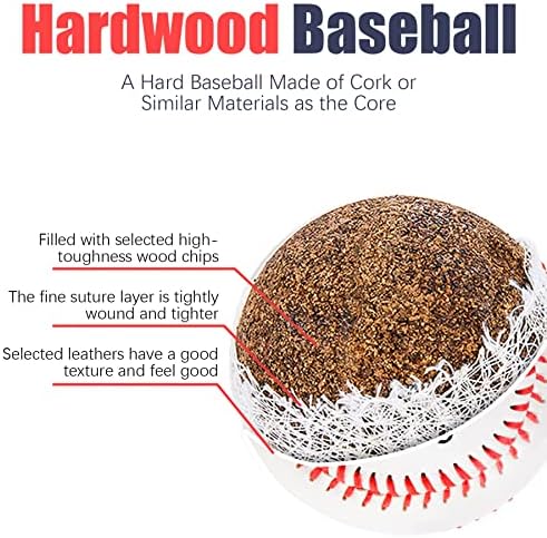 בייסבול 12 חבילה חתימה בייסבול בתפזורת, סטנדרטי גודל למבוגרים עור בייסבול 9 אינץ, בייסבול עבור