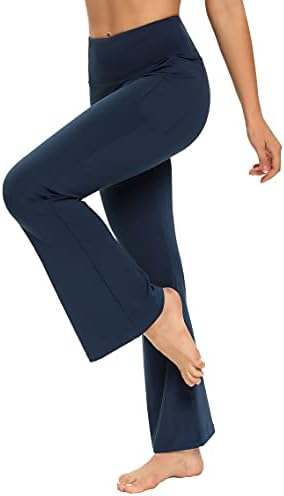קקטון אתחול יוגה מכנסיים לנשים עם כיס גבוהה מותן אימון מכנסיים בטן בקרת ספורט מכנסיים