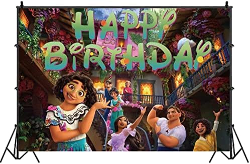אנקנטו סרט נושא רקע קסם מלא בית צילום רקע ילדים מסיבת יום הולדת דקור באנר ויניל 7 * 5 רגל