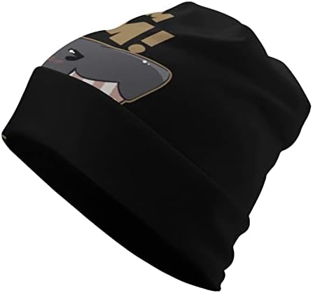 Kawaii Basking Shark Unisex Beanie CAP רך כובע גולגולת כובע כובע סוודר לשינה מזדמן