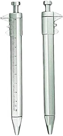 KXDFDC 2 PCS ג'ל ג'ל דיו עט Vernier Caliper 10 סמ מד דיוק מדד מדידה כלי מדידה רב -פונקציונלי