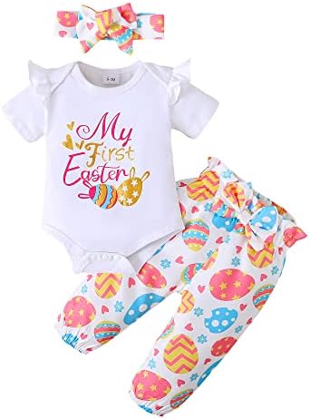 יילוד תינוקות תינוקת בגדי רומפר פרחוני צפצף תלבושות סט כותנה תינוק בנות בגדים