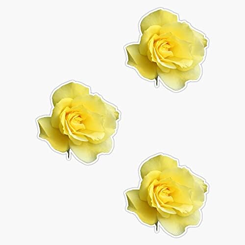 מדבקת ויניל צהוב של ורד צהוב מדבקת פגוש אטום למים מדבקות מחשב נייד 5