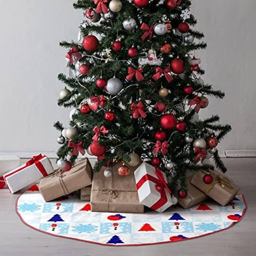 חצאית עץ Chirstmas חג המולד עץ חג המולד מחצלת מחצלת חג מסיבת בית קישוט בית 36 × 36