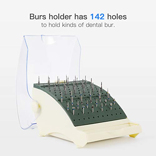 142 חורים שיניים בורס מחזיק עם כיסוי מקרה, ספחת בלוק תחנת ארגונית תיבת רופא שיניים מייצבת מקרה