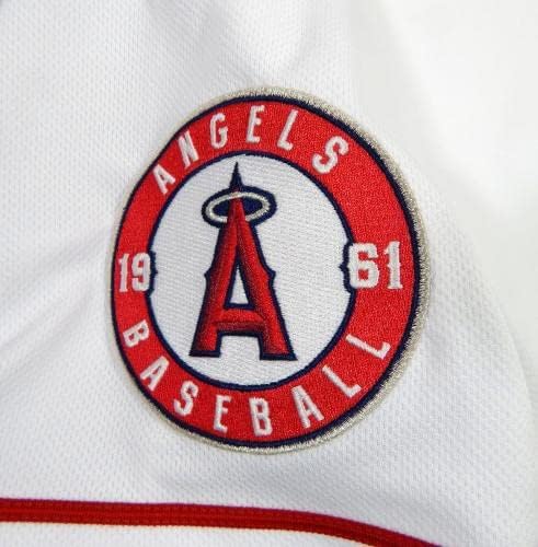 2022 לוס אנג'לס מלאכים דייוויס דניאל 78 משחק הונפק ג'רזי לבן 44 DP39465 - משחק השתמשו ב- MLB גופיות