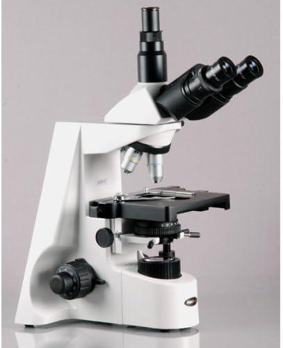 אמסקופ ט690 ג-יח ' 200-פל מיקרוסקופ תרכובת טרינוקולרית בניגוד פאזה, הגדלה פי 40-2500, עיניות סופר-רחבות פי
