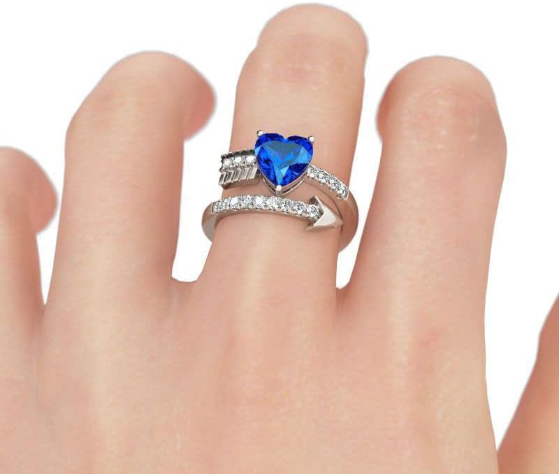 2023 אישיות חדשה אהבה יצירתית טבעת יהלום טבעת נישואין לנשים טבעות אחות
