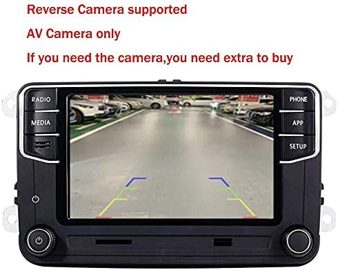 Scumaxcon Stereo Carplay Android Auto MIB2 RCD360 Pro Bluetooth RVC USB 6.5 מסך מגע עבור פולקסווגן ג'טה גולף טיגואן
