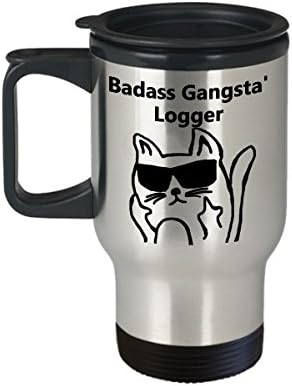Badass Gangsta 'Logger Coffice Trape Mug