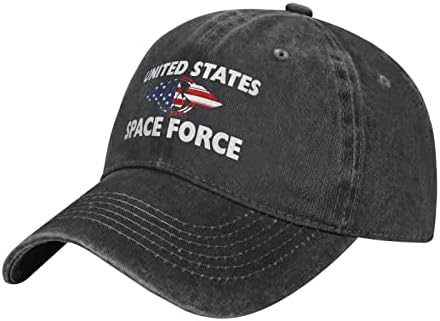 כוח החלל של GHBC ארהב מבוגרים כובע בייסבול נשים כובעי משאיות מתכווננים כובע קאובוי של גברים מתכווננים