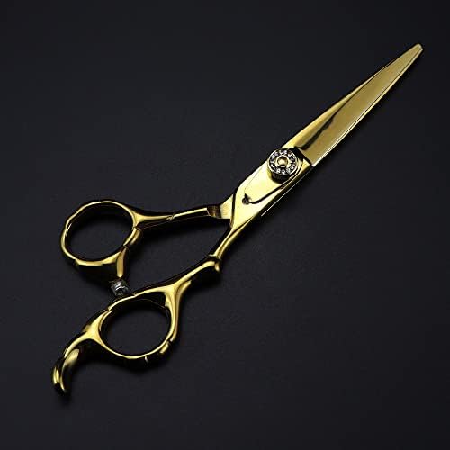 מספריים חיתוך שיער, 6 אינץ 'יפן מקצועית 440C פלדה מספריים זהב מספריים שיער מספריים תספורת תספורת