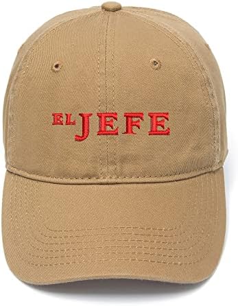 גברים של בייסבול כובעי אל ג ' פה בוס רקום אבא כובע שטף כותנה רקמת כובע