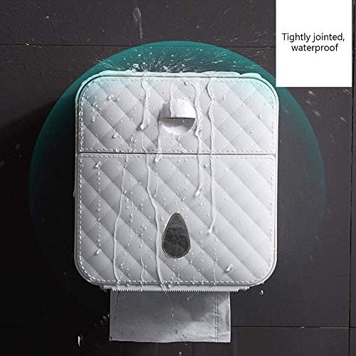 Doubao עמיד למים טואלט טואלט מחזיק נייר רקמות קופסת רקמות מדף אמבטיה קיר רכוב נייר קופסת נייר טלפון