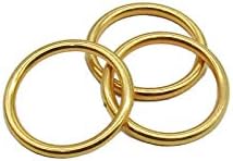 Btyonon 10 PCS 1 אינץ 'זהב חלום טבעות טבעות מרובות תכלית מתכת O טבעת לתיקי חומרה לוכד חלומות חגורות מלאכה