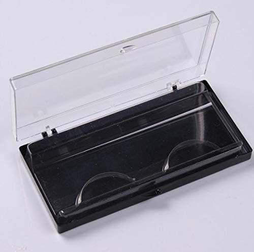 Anncus 500 pcs/Lot Plastic Eyelase Case Case Box Lox Lox Lid מגש שחור לריסים משתלים