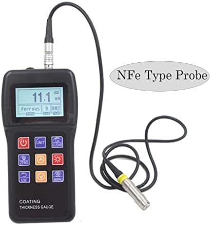 מד בוחן עובי ציפוי CNYST עם פונקציית אחסון נתונים מסוג NF מסוג NF של תצוגת LCD טווח מדידת 0 עד 1250 מיקרומטר
