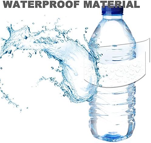 מר-תווית 8.11 6 עמיד למים מט לבן מים בקבוק תוויות-עבור הזרקת דיו / לייזר מדפסת-עצמי דבק מעטפת-לחתונה