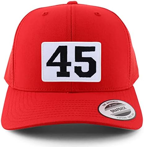 חנות הלבשה אופנתית מספר קולגייט מספר 45 תיקון 6 פאנל רטרו רטרו מכסה רשת בייסבול