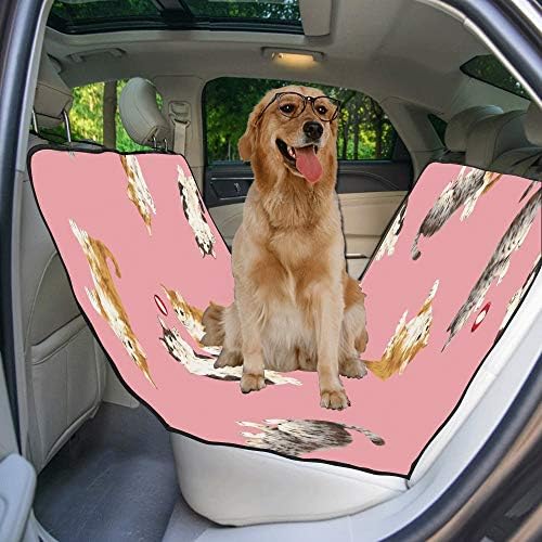 כיסוי מושב כלב מותאם אישית גלמור עיצוב סגנון הדפסה יצירתית מושב מכונית מכסה לכלבים עמיד למים