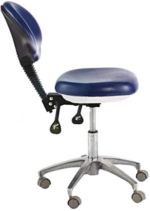כךבית שיניים נייד כיסא רופא של שרפרף מושב גובה התאמת עור מפוצל שיניים כיסא