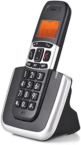 BISOFICE מערכת טלפון אלחוטית ניתנת להרחבה עם 3 שורות תצוגה תמיכה 5 מכשירים חיבור שיחות חסימת שיחות