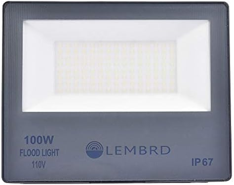Yuyvhh LED אבטחה אור תנועה חיצונית מנורת חיישן מגניב לבן 100W 6500K 4000LM IP67 אורות שיטפון אטומים למים