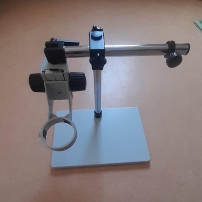 סוגר זרוע מחזיק מעמד מצלמה מיקרוסקופ המשקפת המשקפת תעשייתית 76 ממ אוניברסלי 360 מסתובב שולחן