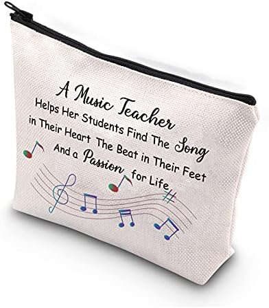 מוסיקה מורה מתנות מוסיקה מורה תיק איפור קוסמטי פאוץ מוסיקה מורה הערכה מתנות לנשים מוסיקה מורה נסיעות מוצרי טואלטיקה