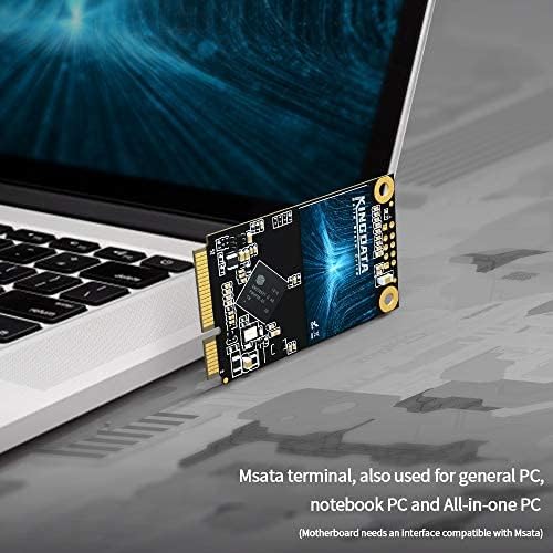 Kingdata msata SSD 128GB 3D NAND TLC SATA III 6 GB/S, MSATA כונן מצב מוצק פנימי - תואם למחשב נייד מחשב