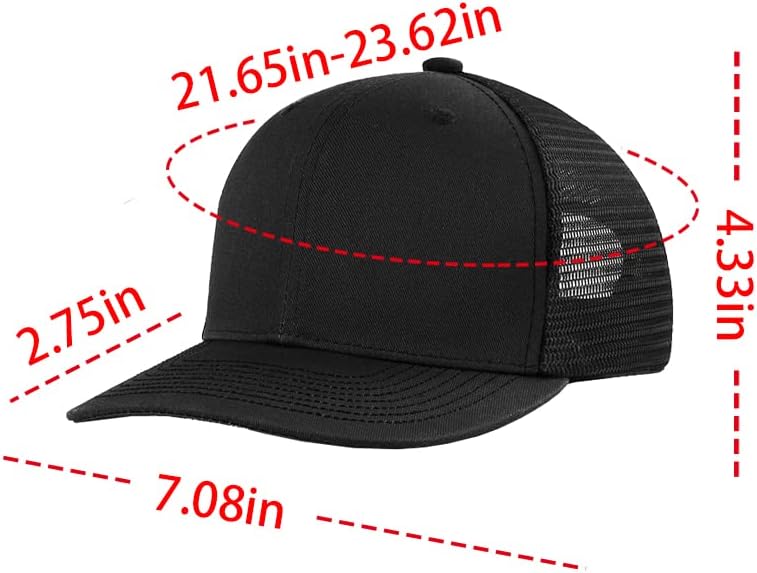 עיצוב משלך טקסט לוגו מותאם אישית רקום כובע לגברים נהג משאית כובע מתכוונן