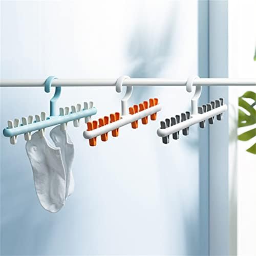 XBWEI כביסה גרביים תחתונים תחתונים אטומים לרוח קול קליפ קולב קולב קולב בית קולב אחסון ארון מארון (צבע: כחול,