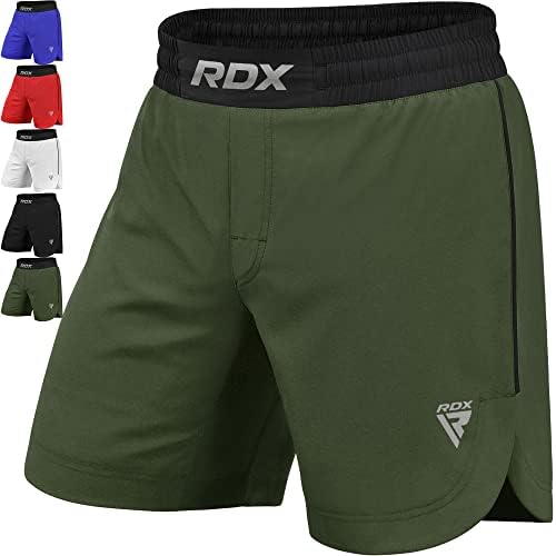 מכנסיים קצרים של RDX MMA לאימונים וקיקבוקסינג - מכנסיים קצרים נלחמים לאומנויות לחימה, קרב כלוב, Muay Thai, BJJ,