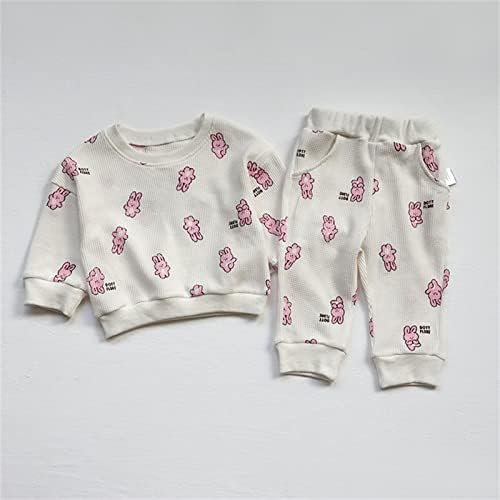 ילדי בגדי בנות יילוד תינוקות תינוק בנות בני סתיו בעלי החיים הדפסת כותנה ארוך שרוול ארוך מכנסיים תינוק ילד בגדים