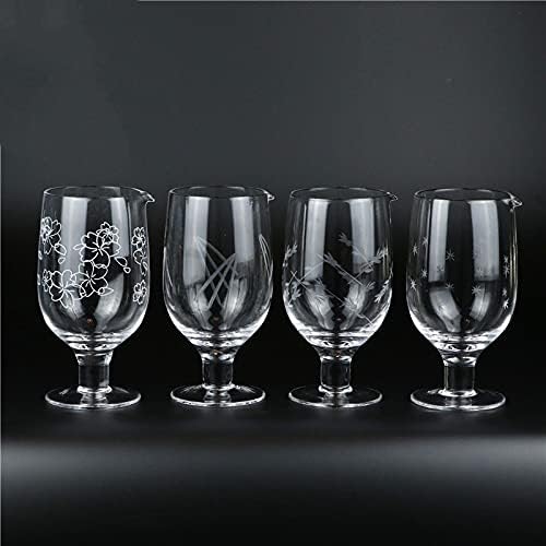 דודונה יפני קריסטל זכוכית ערבוב כוס יצירתי יין מתקן לגין שקוף משקאות ויסקי ספל עבור בר לשתות כלי