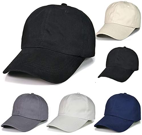 יוניסקס מתכוונן רגיל מוצק בייסבול כובע גברים נשים ספורט נוער אבא כדור כובע כותנה חיצוני קלאסי בייסבול
