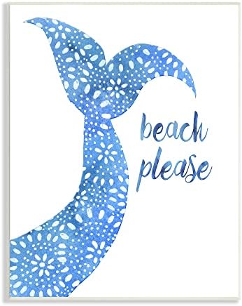סטופל תעשיות חוף בבקשה כחול בת ים זנב המנדלה דפוס, עיצוב על ידי ג ' קי דקר