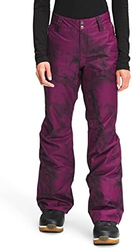 מכנסי שלג מבודדים של סאלי נורת ', פמפלונה, פמפלונה סגול מרקם טקסטורה, הדפס קאם, רגיל קטן