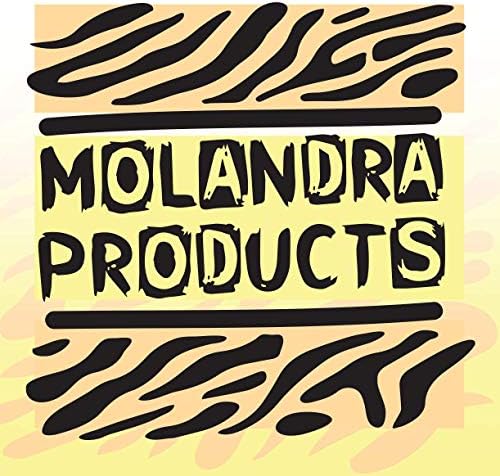 מוצרי Molandra Fossils - 20oz hashtag בקבוק מים לבן נירוסטה עם קרבינר, לבן