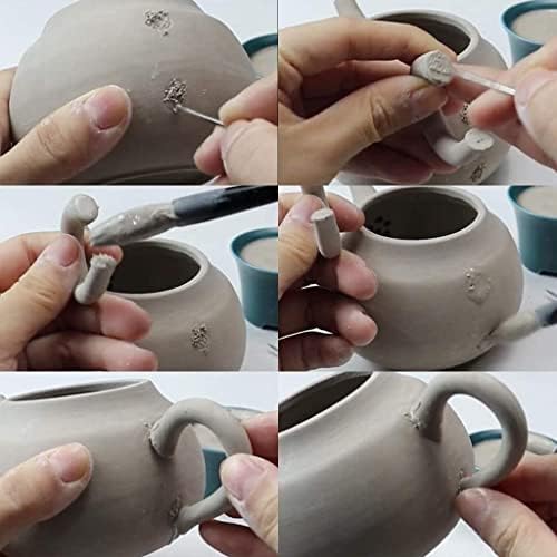 Welliestr 1 סט תלת גבס כוס גבס תבניות קרמיקה סיר תה כוס בוץ ידית בוץ עובש Diy Craft Art עובש