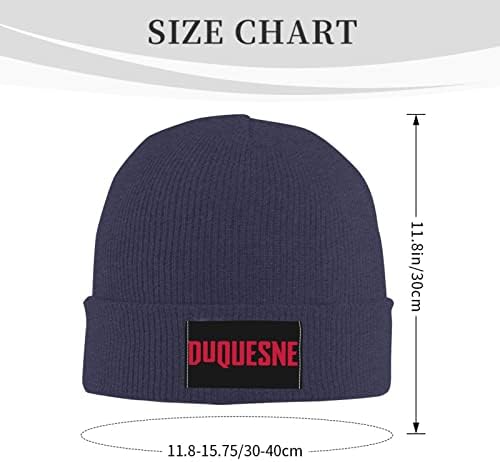 Cwokakde Duquesne הדפס כובע כובע סרוג כובע צמר אופנה חמה בחוץ סריגה יוניסקס