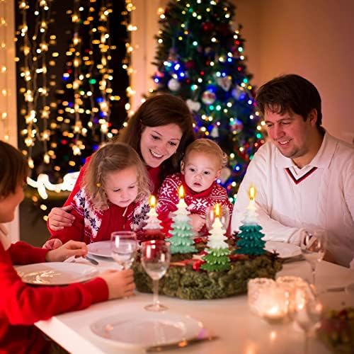 חג המולד ריחני נרות מתנה שעווה מציאותי עץ בצורת נר לבית חמוד ארומתרפיה נרות חג המולד מסיבת חג חדש שנה קישוט