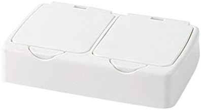 DBYLXMN קופסאות כפולות קטנות תאים ביתיים אחסון רב -תכליתי -חלק משק בית ומארגנים פחי אחסון רכים עם רוכסן