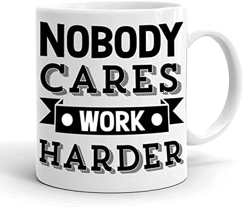 ספל קפה מעורר השראה-לאף אחד לא אכפת לעבוד קשה יותר עבור בוס עמית לעבודה-החבר הכי טוב - רעיון