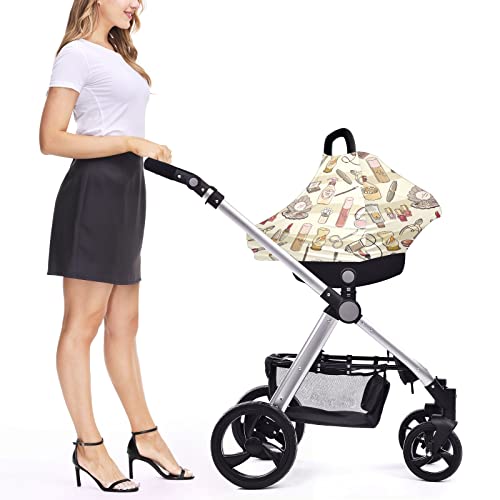 כיסויי מושב לרכב לתינוק מרכיבים ספקי קוסמטיקה כיסוי סיעוד יופי כיסוי עגלת צעיף הנקה לחופית עגלת