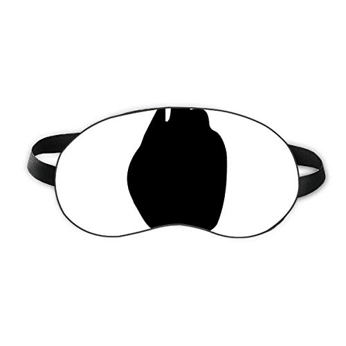מחוות מתאר דפוס שחור מגן עיניים שינה עין רך של עיוורון גוון עיניים