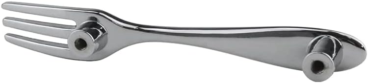 ABHU 6 PCS סכין כף סכין מזלג ארון ארון ארון מגירת משיכה מטפלת ידיות במרכז 3 אינץ 'למרכז -