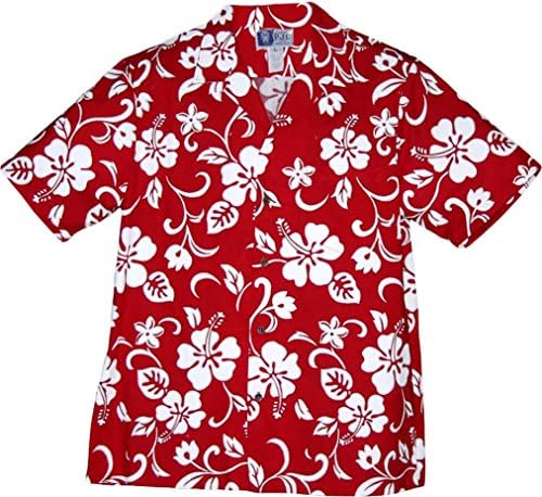מותג RJC Hibiscus Pareo חולצה הוואי גברים