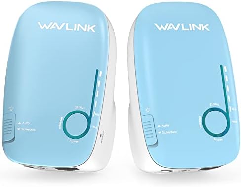 מערכת Wavlink Mesh WiFi, עד 3000 מר, מרחיבי WiFi של Gigabit רשת כפולה, נתבי Wi-Fi ביתיים חכמים עם אור